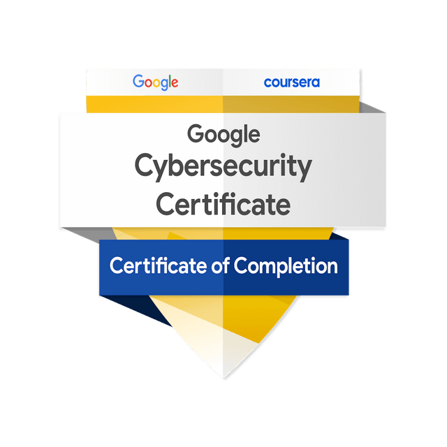 Google Cybersecurity Certified